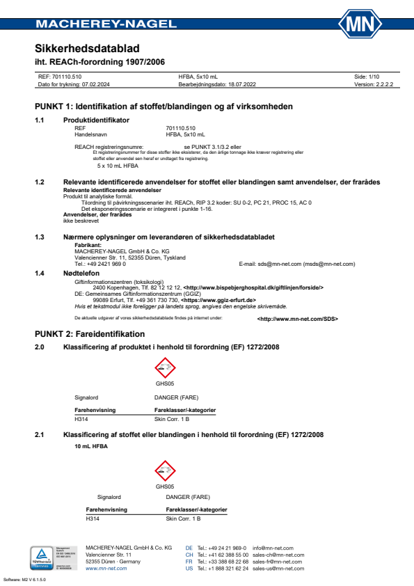 

Acyleringsreagens HFBA, 5x10ml

